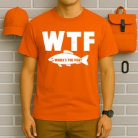 WTF Where's The Fish Fishing Fan T-Shirt