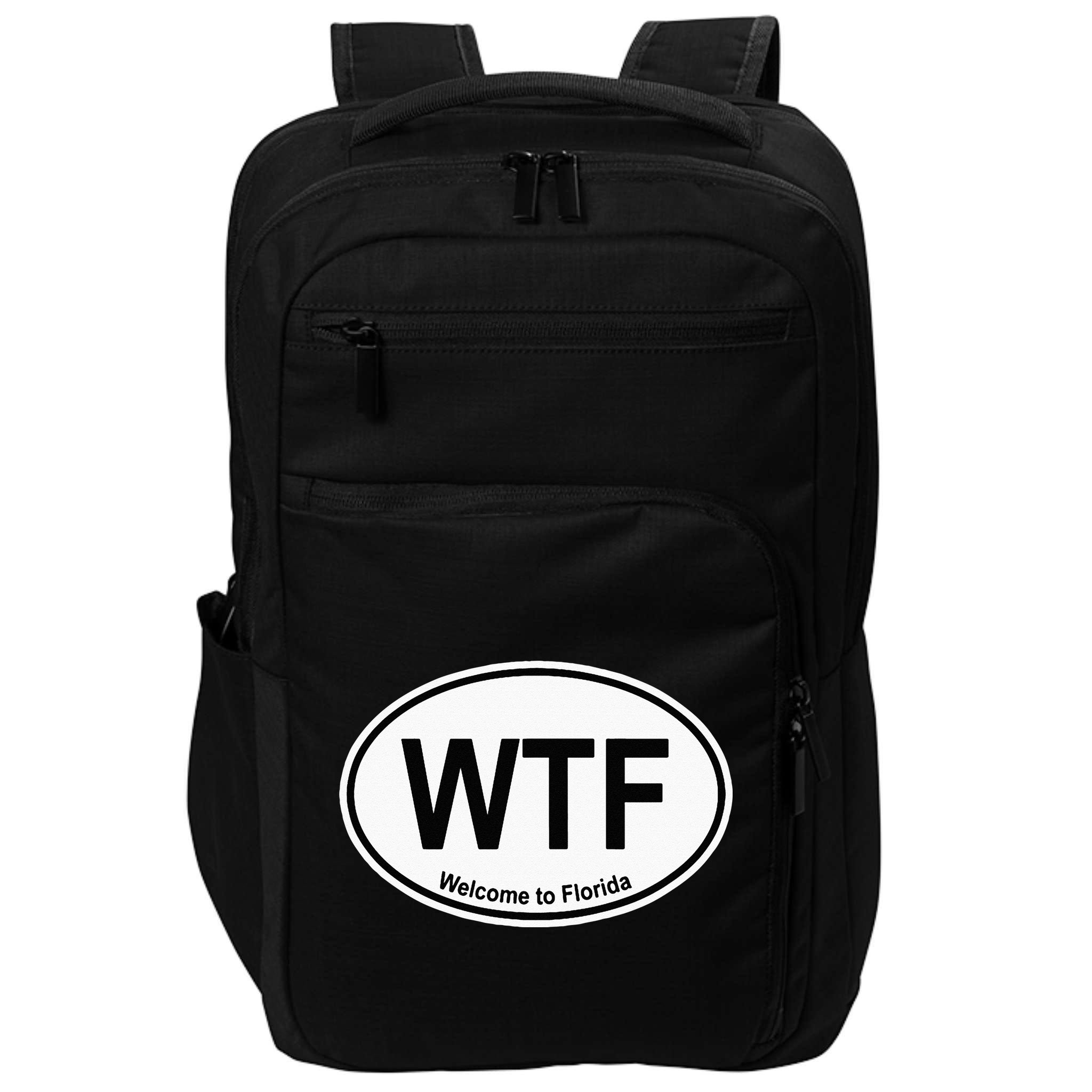 WTF Welcome To Florida Impact Tech Backpack