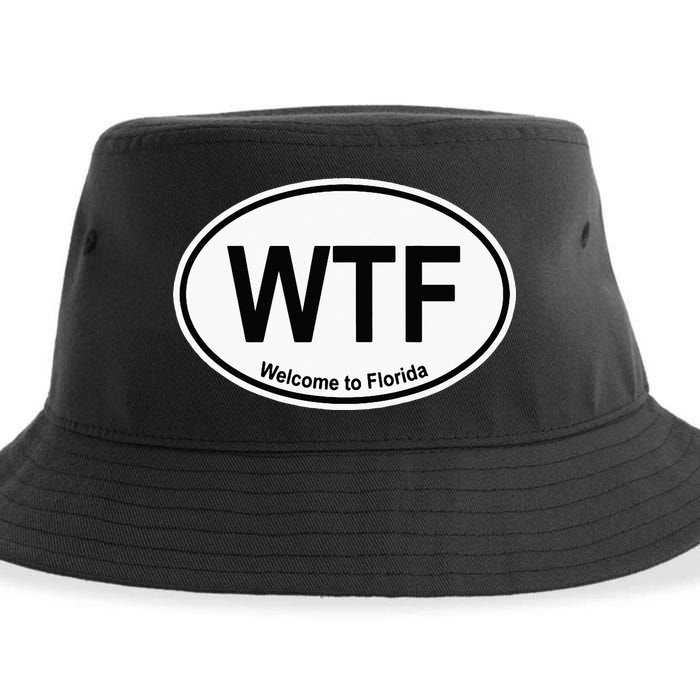 WTF Welcome To Florida Sustainable Bucket Hat