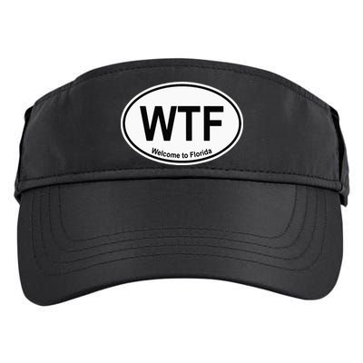 WTF Welcome To Florida Adult Drive Performance Visor