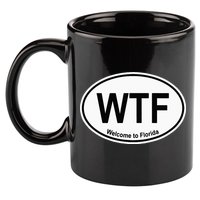 WTF Welcome To Florida 11oz C Handle Ceramic Mug