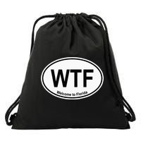 WTF Welcome To Florida Drawstring Bag