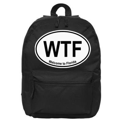 WTF Welcome To Florida 16 in Basic Backpack