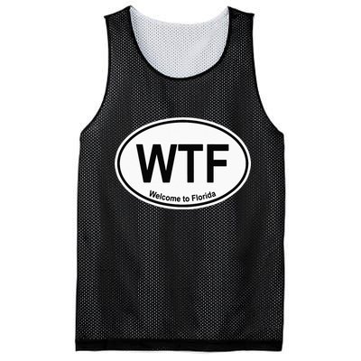 WTF Welcome To Florida Mesh Reversible Basketball Jersey Tank