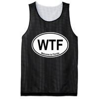 WTF Welcome To Florida Mesh Reversible Basketball Jersey Tank