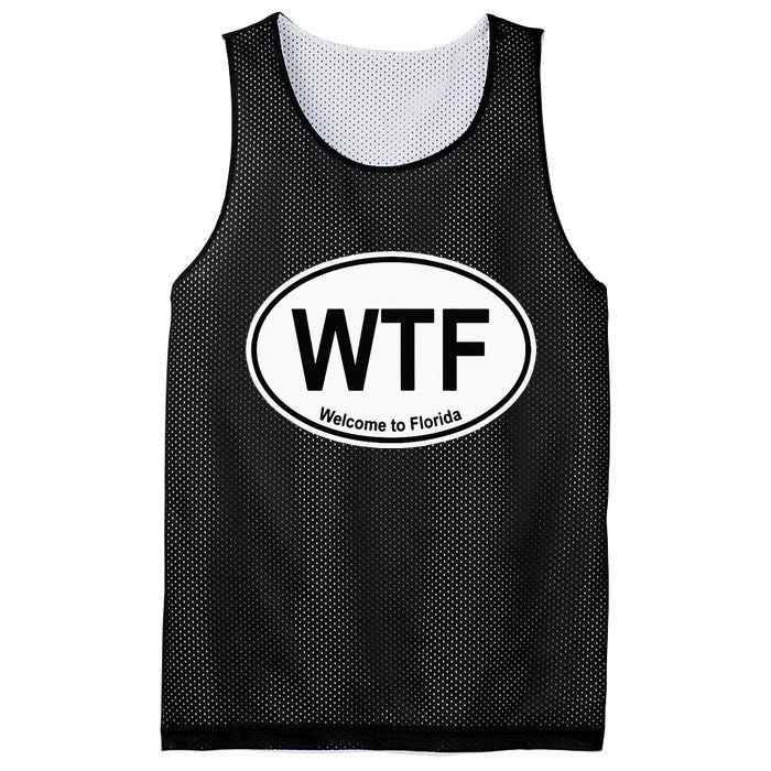 WTF Welcome To Florida Mesh Reversible Basketball Jersey Tank