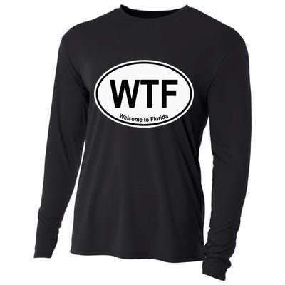 WTF Welcome To Florida Cooling Performance Long Sleeve Crew