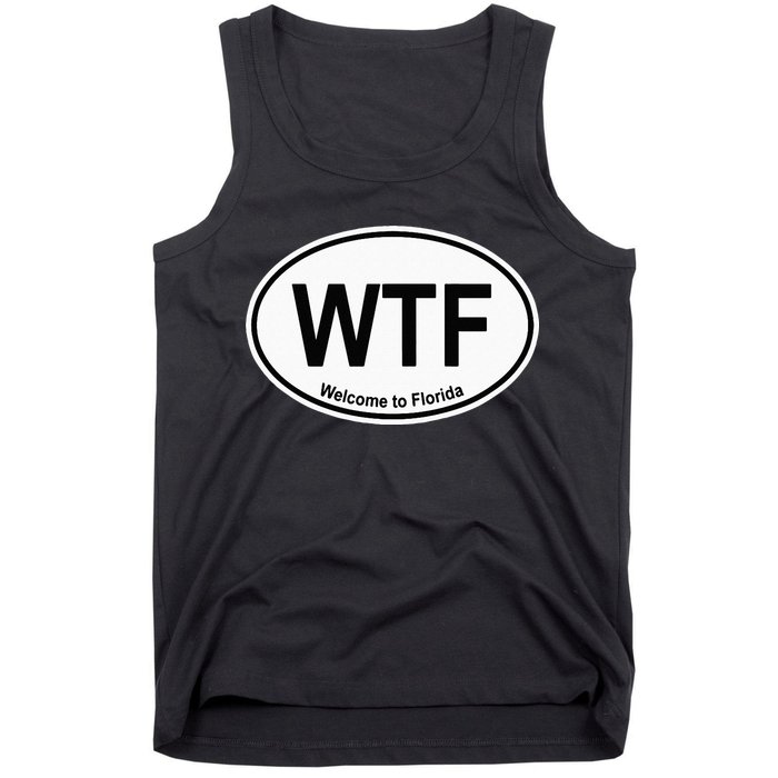 WTF Welcome To Florida Tank Top
