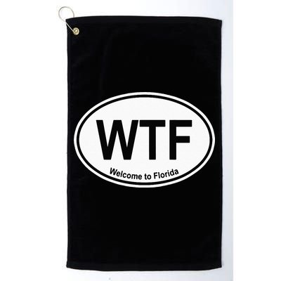 WTF Welcome To Florida Golf Towel