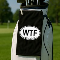 WTF Welcome To Florida Golf Towel