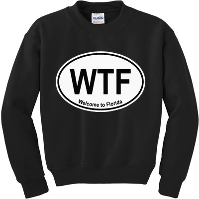 WTF Welcome To Florida Kids Sweatshirt