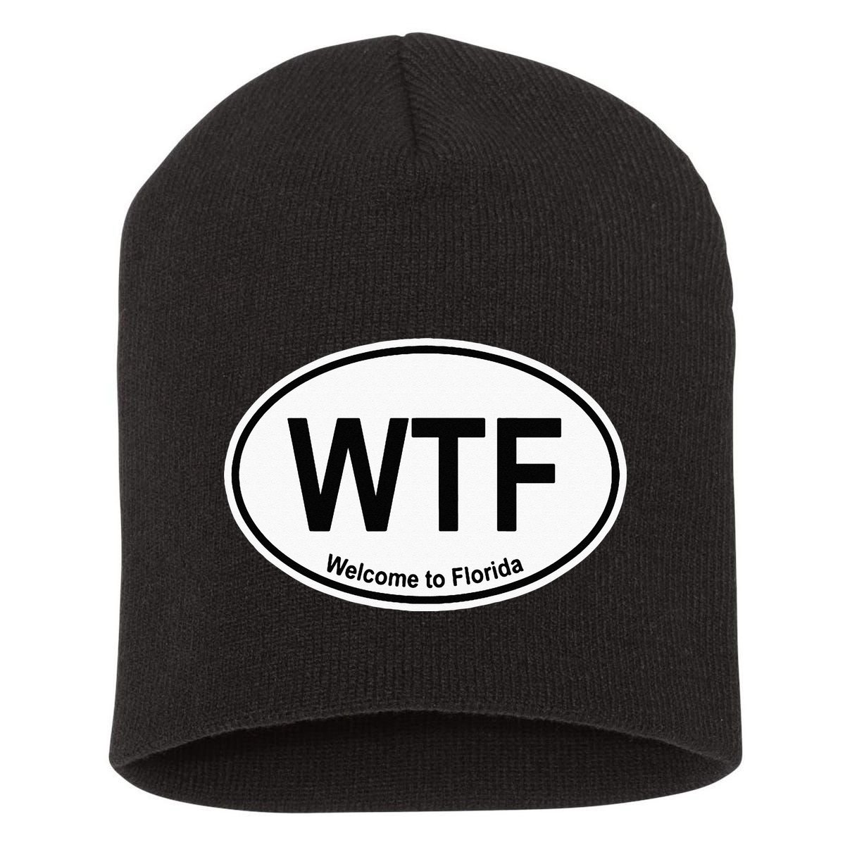 WTF Welcome To Florida Short Acrylic Beanie