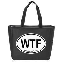 WTF Welcome To Florida Zip Tote Bag