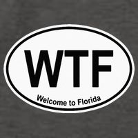 WTF Welcome To Florida Vector Backpack