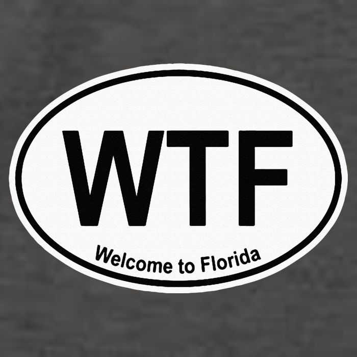 WTF Welcome To Florida Vector Backpack