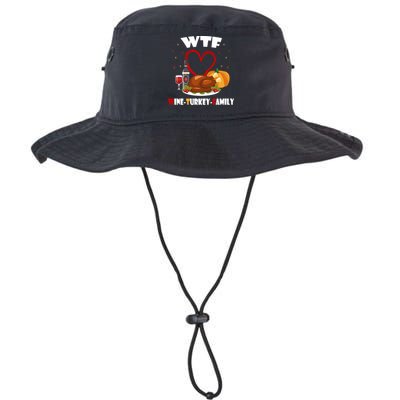 WTF Wine Turkey Family Thanksgiving Bucket Hat