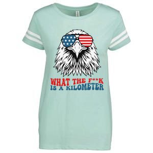 Wtf What The Fuck Is A Kilometer George Washington Enza Ladies Jersey Football T-Shirt