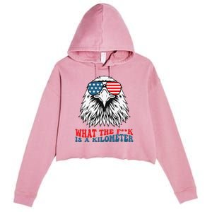 Wtf What The Fuck Is A Kilometer George Washington Crop Fleece Hoodie