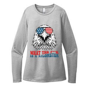 Wtf What The Fuck Is A Kilometer George Washington Womens CVC Long Sleeve Shirt