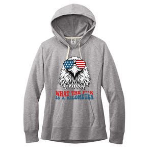 Wtf What The Fuck Is A Kilometer George Washington Women's Fleece Hoodie