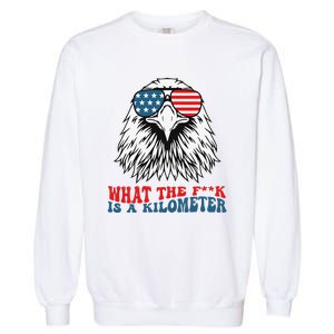 Wtf What The Fuck Is A Kilometer George Washington Garment-Dyed Sweatshirt