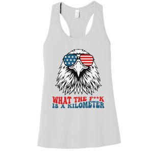 Wtf What The Fuck Is A Kilometer George Washington Women's Racerback Tank