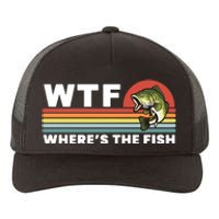 WTF Where's The Fish Funny Fisherman Yupoong Adult 5-Panel Trucker Hat