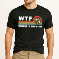 WTF Where's The Fish Funny Fisherman Performance Shirt