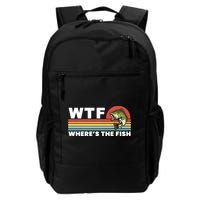 WTF Where's The Fish Funny Fisherman Backpack