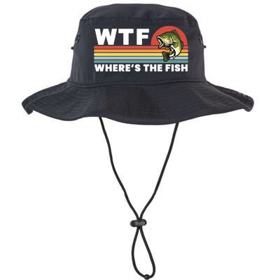 WTF Where's The Fish Funny Fisherman Bucket Hat