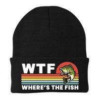 WTF Where's The Fish Funny Fisherman Beanie