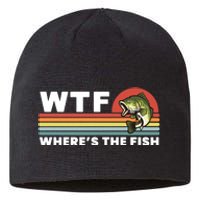 WTF Where's The Fish Funny Fisherman Sustainable Beanie