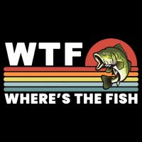 WTF Where's The Fish Funny Fisherman Baby Bodysuit