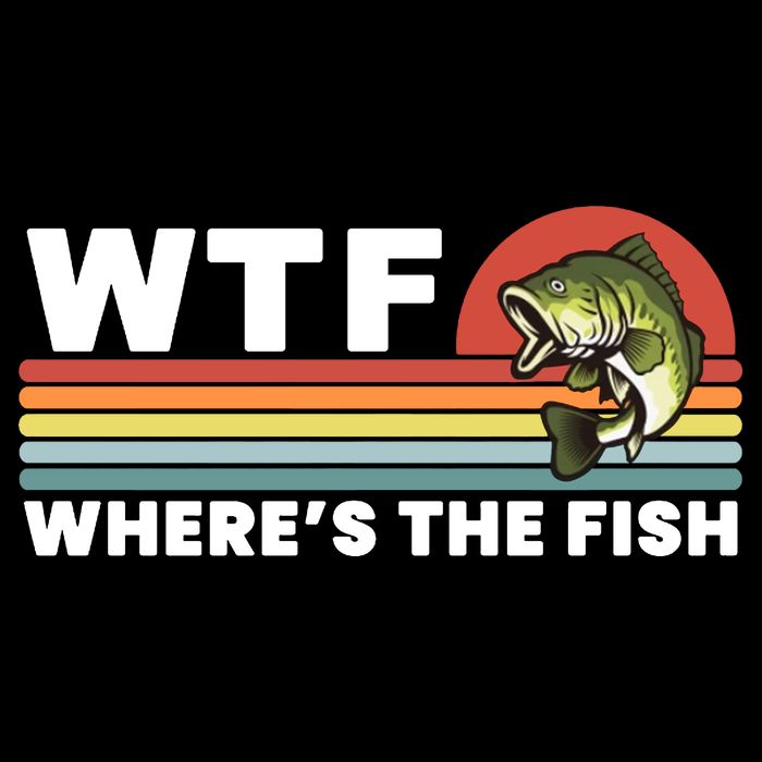 WTF Where's The Fish Funny Fisherman Baby Bodysuit