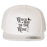 Witch Way To The Wine Funny Halloween Costume Wool Snapback Cap