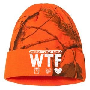 Wtf Whiskey Turkey Family Bourbon Lovers Whiskey Gift Kati Licensed 12" Camo Beanie