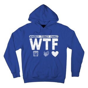 Wtf Whiskey Turkey Family Bourbon Lovers Whiskey Gift Hoodie