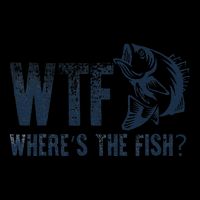 Wtf WhereS The Fish Funny Fishing Fisher Fathers Day Baby Bodysuit