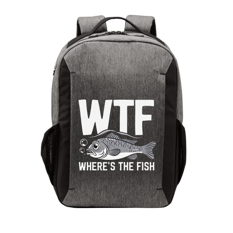 Wtf WhereS The Fish Funny Catching Fish Fishing Fisherman .Png Vector Backpack