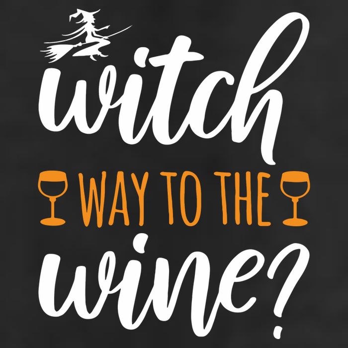 Witch Way To The Wine Halloween Funny Adult Drive Performance Visor
