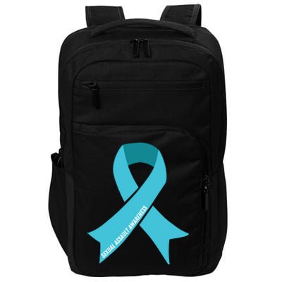 We Wear Teal Ribbon Sexual Assault Awareness Impact Tech Backpack