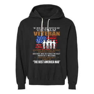 We Were The Best America Had Vietnam Veteran Brothers Who Garment-Dyed Fleece Hoodie