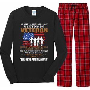 We Were The Best America Had Vietnam Veteran Brothers Who Long Sleeve Pajama Set