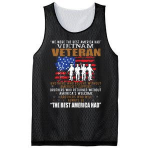 We Were The Best America Had Vietnam Veteran Brothers Who Mesh Reversible Basketball Jersey Tank