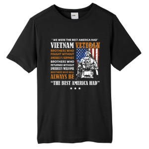 We Were The Best America Had Meaningful Gift Vietnam Veteran Army Funny Gift Tall Fusion ChromaSoft Performance T-Shirt