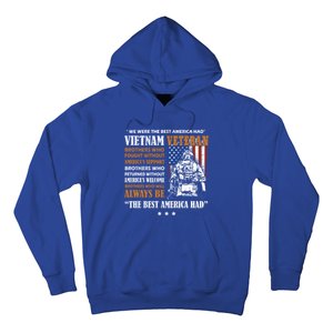 We Were The Best America Had Meaningful Gift Vietnam Veteran Army Funny Gift Hoodie