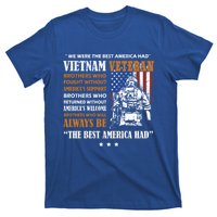 We Were The Best America Had Meaningful Gift Vietnam Veteran Army Funny Gift T-Shirt