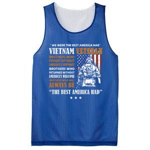 We Were The Best America Had Meaningful Gift Vietnam Veteran Army Funny Gift Mesh Reversible Basketball Jersey Tank