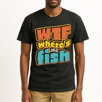 WTF Where's The Fish Funny Tall T-Shirt