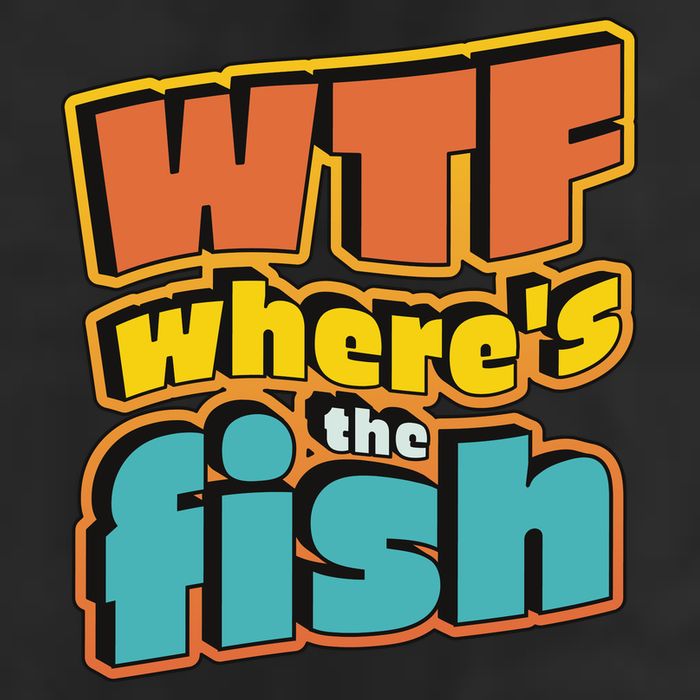 WTF Where's The Fish Funny Adult Drive Performance Visor